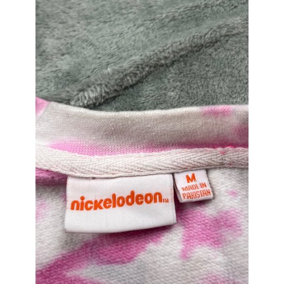 Nickelodeon Rugrats Mens Medium Tie-Dye Pink Sweatshirt Tommy Pickles Chuckie - Picture 3 of 9